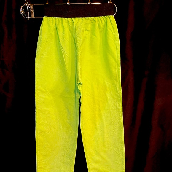 Medium Retro Lightweight Green Pants - Picture 1 of 5
